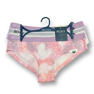 Roxy Women’s Cotton Hipster 3 Pack Size Large NWT